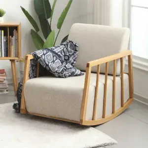 كرسي هزاز خشب حديث