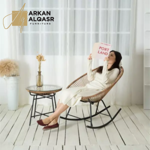 كرسي هزاز استرخاء دائري فاخر