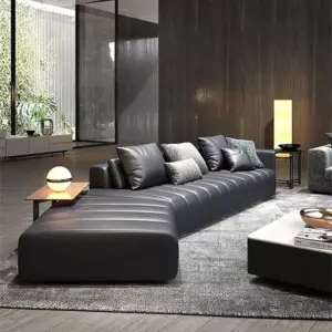 | كنب زاوية جلد ايطالي راقي