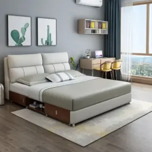 سرير مودرن مع اماكن تخزين متعددة 5 سرير مودرن مع اماكن تخزين متعددة