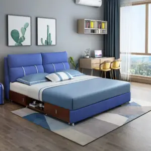 سرير مودرن مع اماكن تخزين متعددة 3 سرير مودرن مع اماكن تخزين متعددة