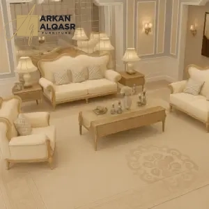 طقم كنب كلاسيكي علي الطراز الملكي 9 | طقم كنب كلاسيكي علي الطراز الملكي