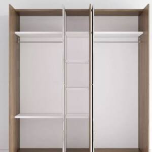 | خزانة ملابس 5 أبواب ومرآة من فيرو