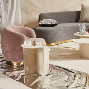 طاولة جانبية رخامية مميزة