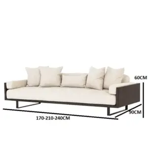 | كنب مودرن بارجل معدنية