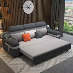 | كنب سرير مع مساحة تخزين فاخرة