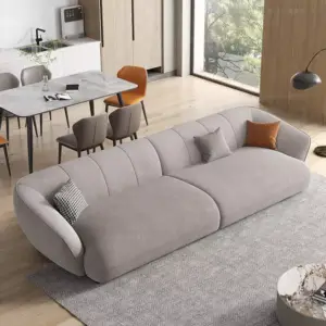 | كنب صاله مع ظهر منحني مريح وفخم