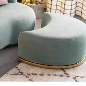 | كنب مودرن مخملي فاخر تعكس الأناقة والجودة