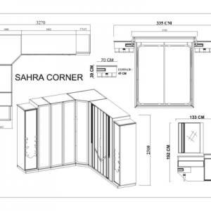 | طقم غرفة النوم الفاخرة بتصميم متين وألوان متنوعة