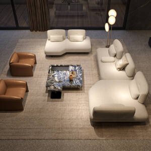 | كنب زاوية بتصميم اوروبي متميز