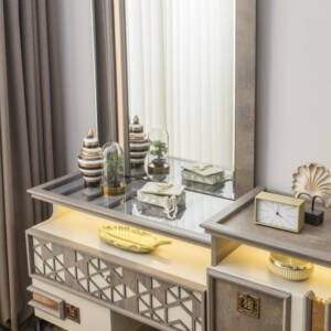 | طقم غرفة النوم الفاخرة بتصميم متين وألوان متنوعة