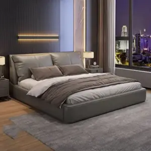 سرير جلد مميز بتصميم فاخر وانيق 3 سرير جلد مميز بتصميم فاخر وانيق