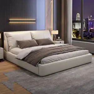 سرير جلد مميز بتصميم فاخر وانيق 4 سرير جلد مميز بتصميم فاخر وانيق