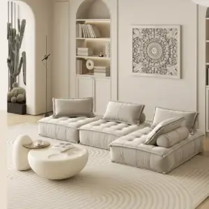 كنب زاوية مودرن قماش من تصميم رومانتي 5 كنب-1