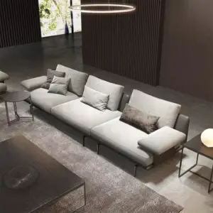 كنب فاخر بجلد إيطالي لمنزلك الراقي 3 كنب-2