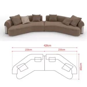 | كنب معيشة فاخر بخامات عالية الجودة