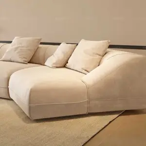 | كنب زاوية منحني بتصميم حديث