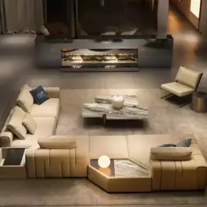 | كنب زاوية مودرن مميزة بتصميم فاخر وانيق