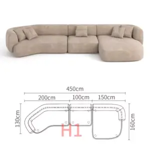 | كنب زاويه علي الطراز الاوروبي الفخم