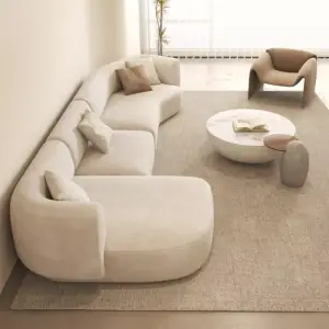 | كنب زاويه علي الطراز الاوروبي الفخم