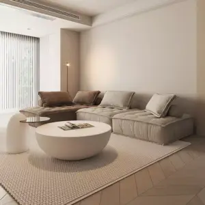 كنب زاوية مودرن قماش من تصميم رومانتي 3 | كنب زاوية مودرن قماش من تصميم رومانتي