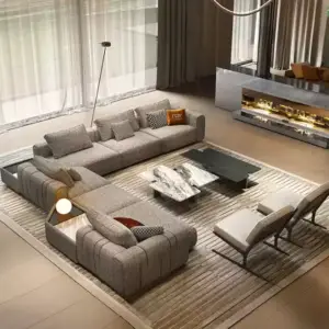 | كنب زاوية مودرن مميزة بتصميم فاخر وانيق