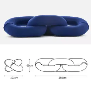 | كنب موردن متعدد الألوان بتصميم مميز