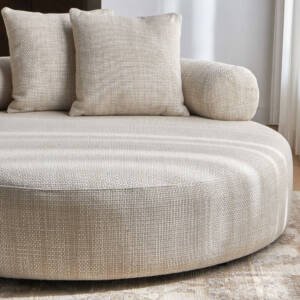 | كنب استرخاء مفرد من قماش