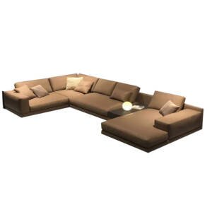 | كنب زاوية مودرن من جلد عالي الجودة