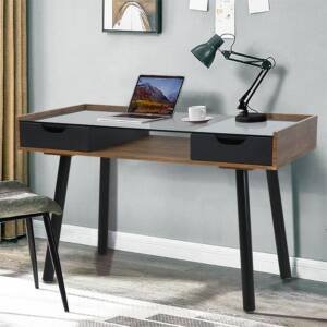 | مكتب مودرن مصمم بسطح شفاف