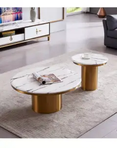 طاولة قهوة مزدودجة فخمة