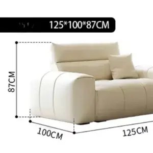 كنب جلد مودرن فاخرة لغرفة المعيشة 7 | كنب جلد مودرن فاخرة لغرفة المعيشة