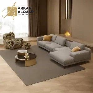 | كنب زاوية مودرن من جلد عالي الجودة