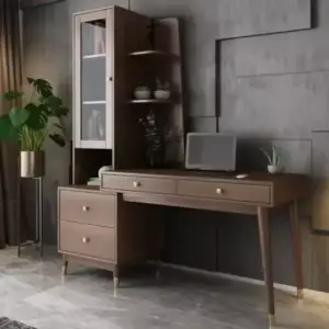 مكتب وكرسي مع خزانة مميز