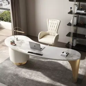 مكتب بخزانة جانبية بتصميم امريكي