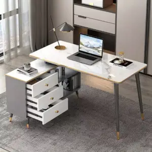 مكتب زاوية مزود بوحدة ادراج متعددة 2 مكتب زاوية مزود بوحدة ادراج متعددة