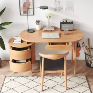 مكتب مع خزانه جانبيه