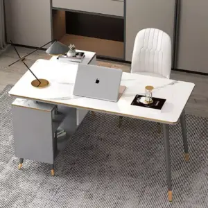 مكتب زاوية مزود بوحدة ادراج متعددة