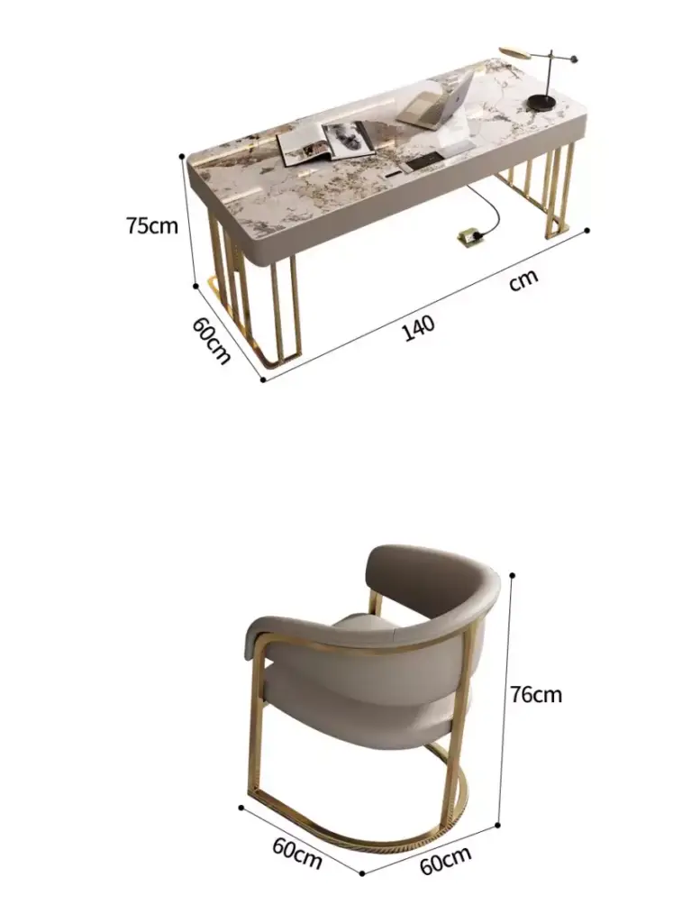 مكتب مع كرسي بتصميم فاخر