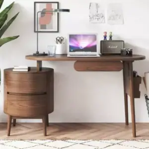 مكتب مع خزانه جانبيه