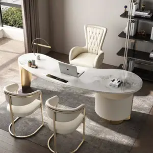 مكتب بخزانة جانبية بتصميم امريكي