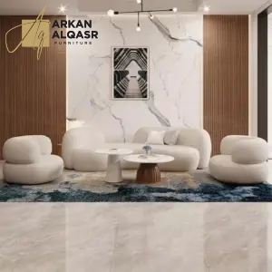 كنب فاخر بطابع مريح – تصميم واسع بتنجيد ناعم – قاعدة خشبية متينة وألوان مميزة 9 كنب-3
