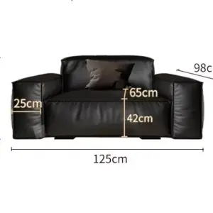| كنب مودرن من جلد بتصميم ايطالي