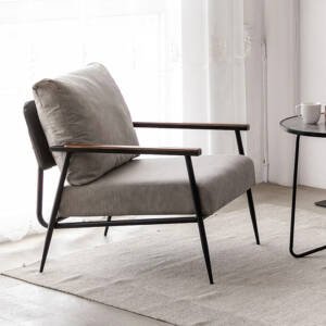 | كرسي مفرد بتصميم مريح بسيط