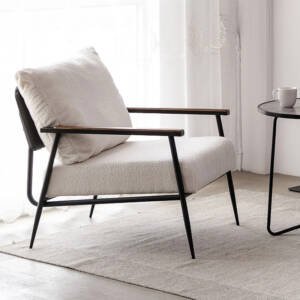 | كرسي مفرد بتصميم مريح بسيط