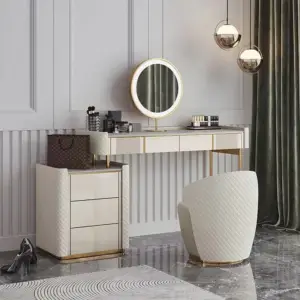 طاولة تسريحة بتصميم مميز مع مرايا و كرسي 4 | طاولة تسريحة بتصميم مميز مع مرايا و كرسي