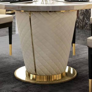 طاولة طعام رخام فاخرة علي الطراز الأوروبي 4 | طاولة طعام رخام فاخرة علي الطراز الأوروبي