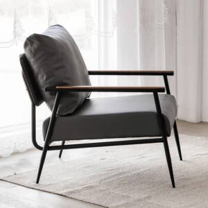 | كرسي مفرد بتصميم مريح بسيط