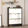 خزانة احذية 3 ارفف بتصميم فاخر