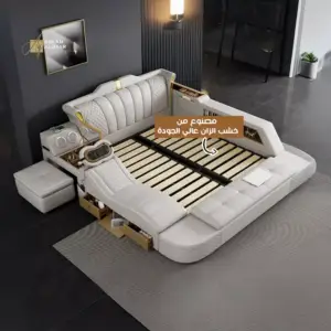 سرير مودرن شامل متعدد المزايا 2 سرير-4